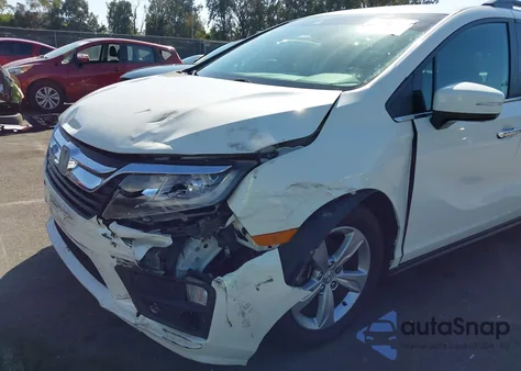 2019 Honda Odyssey Ex z USA, uszkodzony, nr VIN 5FNRL6H5XKB002697